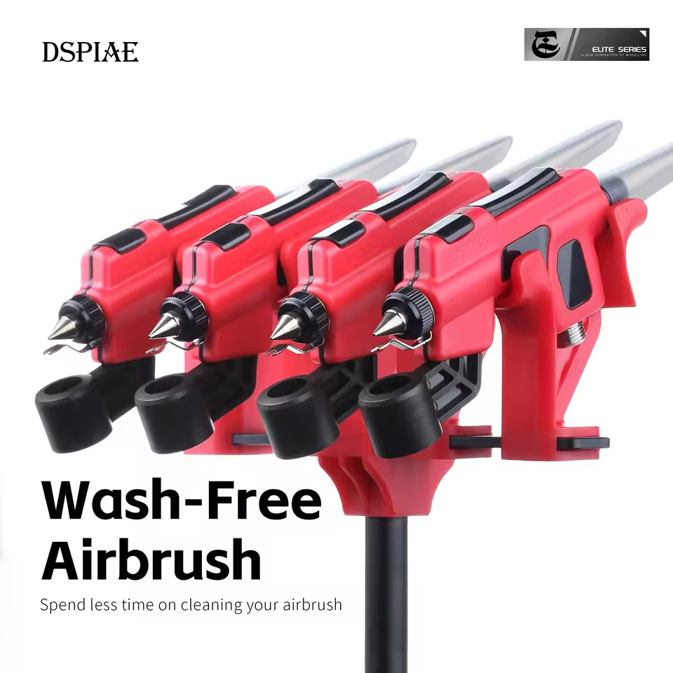 Metallic Spray Paint - DSPIAE PT-AB Waschfreier Airbrush mit Markerhalter