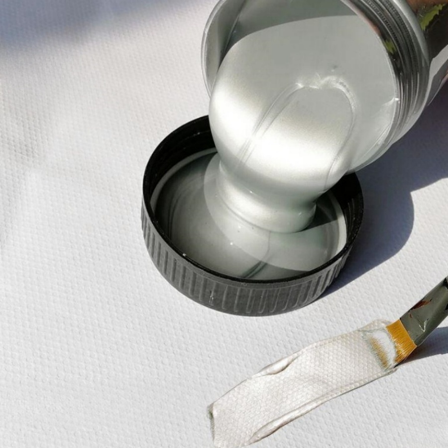 Metallic Spray Paint - 50/100/300ml Silberne Acrylfarbe Metall-Perlglanz Handbemalter Gipskleber