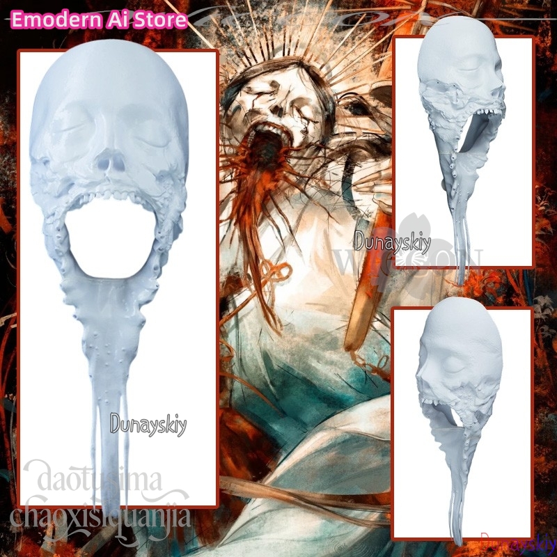 Horror Anime Weiß DIY Färbung  – Cosplay Prop Diy Bewertung und Preis