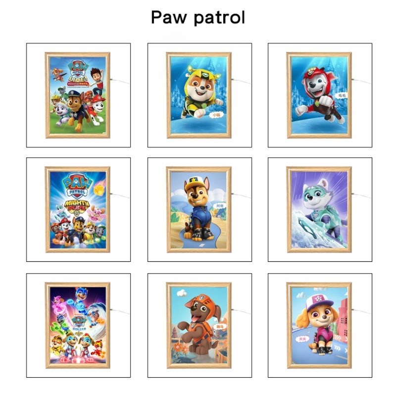 Paw Patrol Cartoon LED-Nachtli – Cosplay Prop Painting Bewertung und Preis