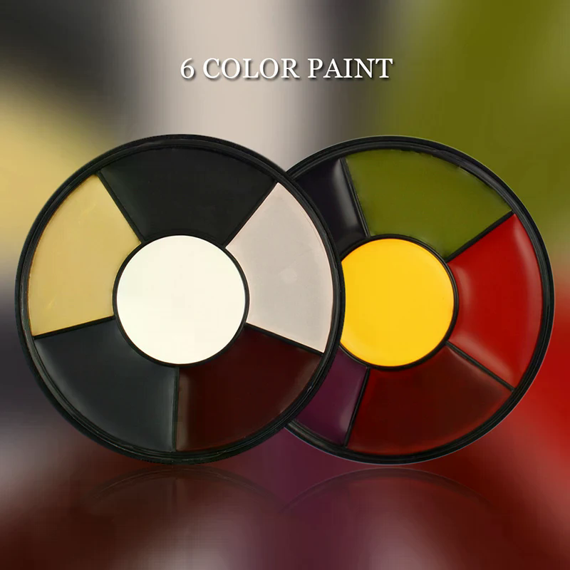 6-farbige wasserlösliche Gesic – Cosplay Prop Painting Bewertung und Preis