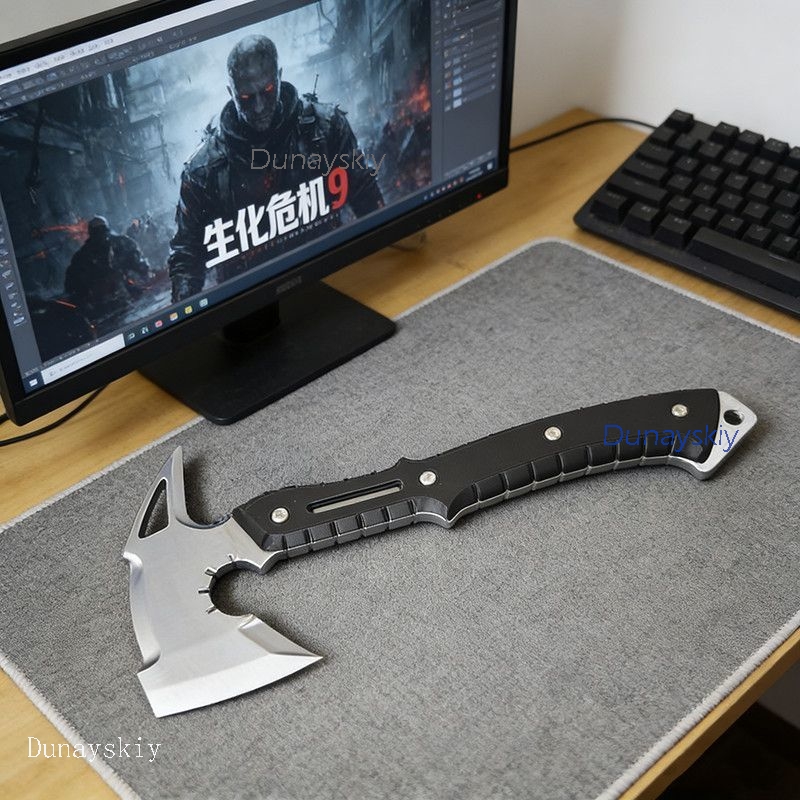 Re9 REQ Leon Cosplay Evil Requ – Cosplay Prop Axe Bewertung und Preis