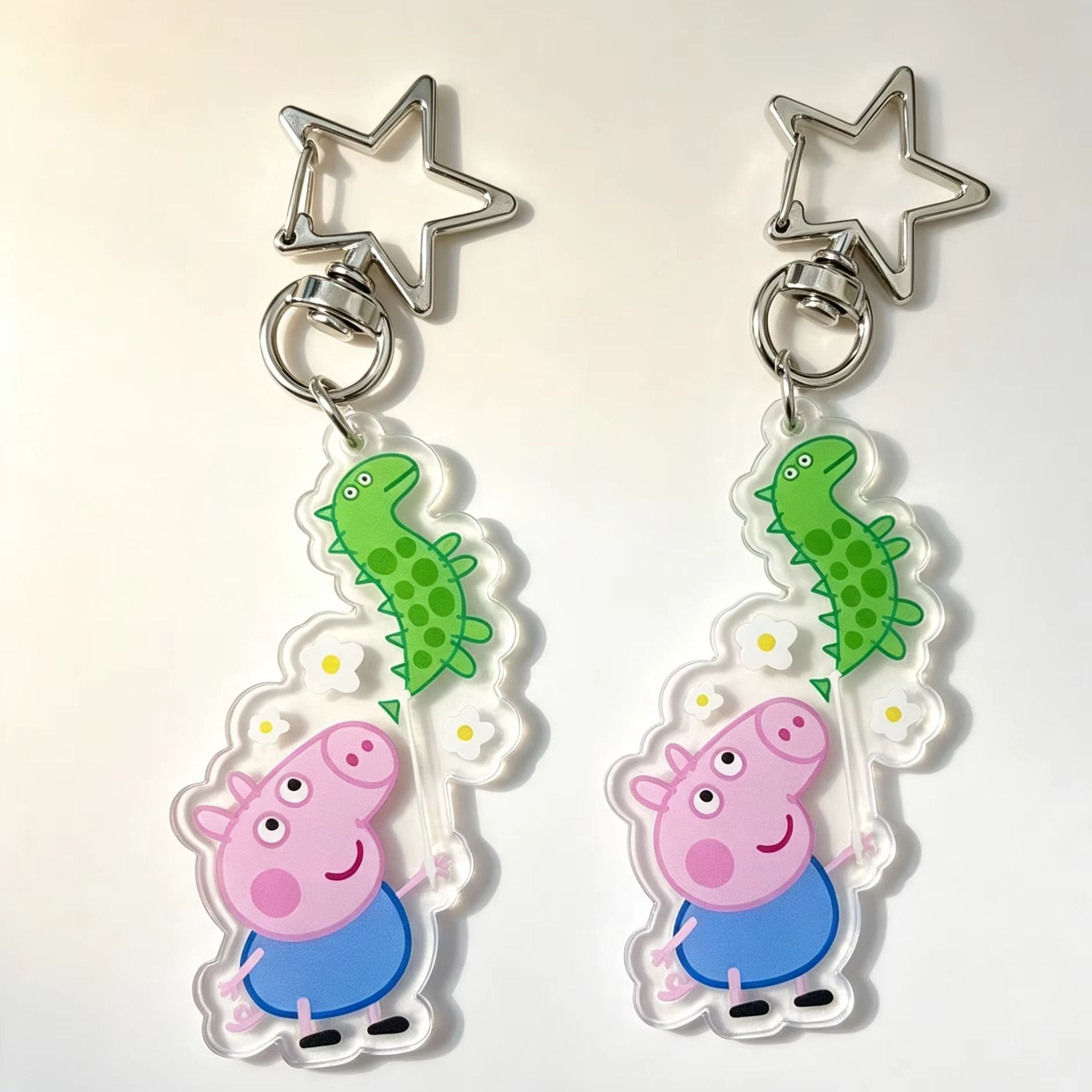 Peppa Pig George Acrylfigur Sc – Cosplay Floating Prop Bewertung und Preis