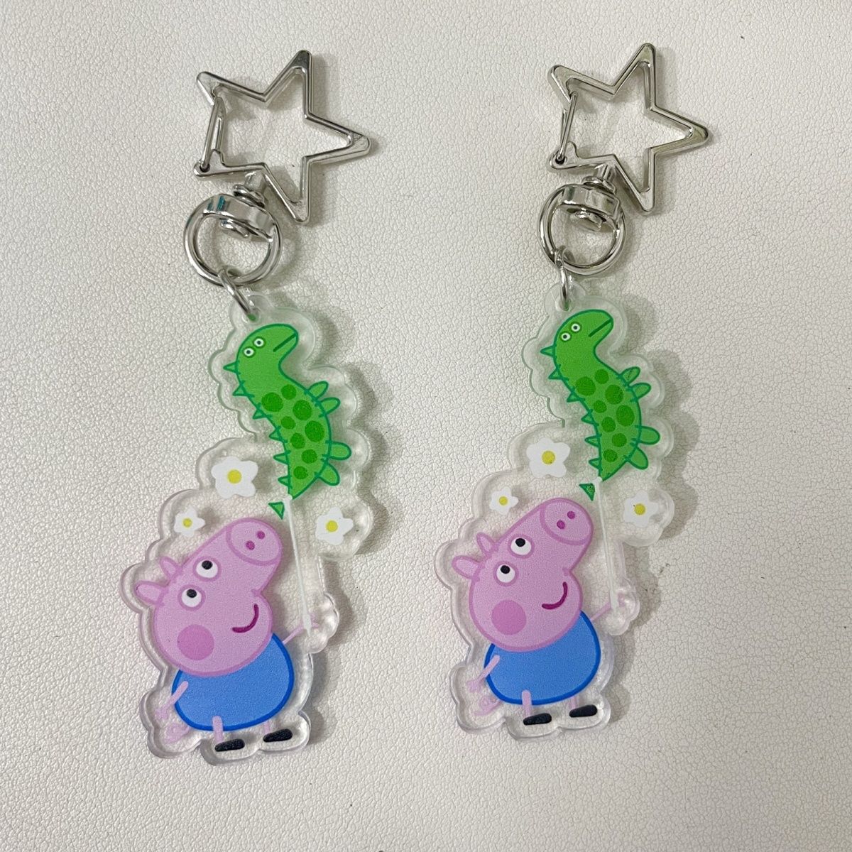 Peppa Pig George Acrylfigur Sc – Cosplay Floating Prop Bewertung und Preis